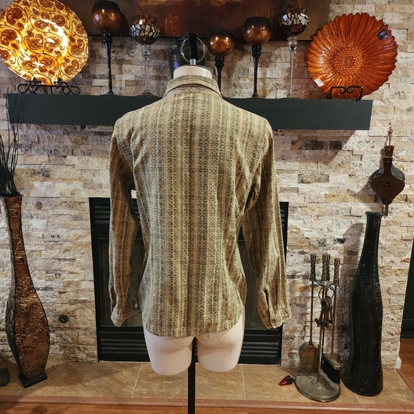 Woolrich Snap Front Collared Long Sleeves Shirt Size Small - Picture 3 of 5